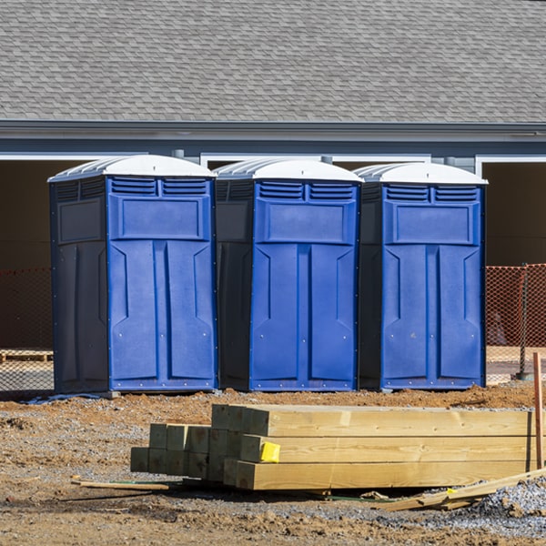 are there any restrictions on what items can be disposed of in the portable restrooms in Fairlawn